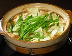鍋ホルうどん